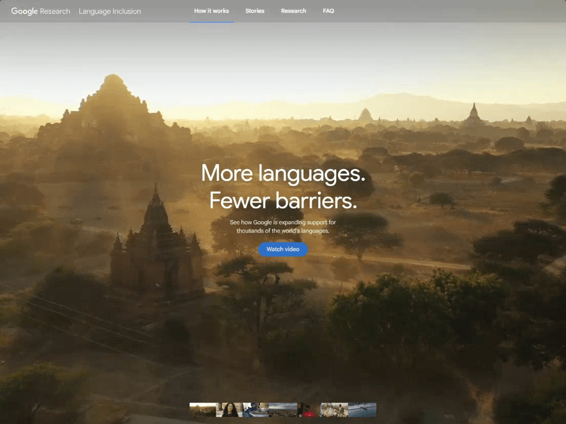 Google Language Inclusion